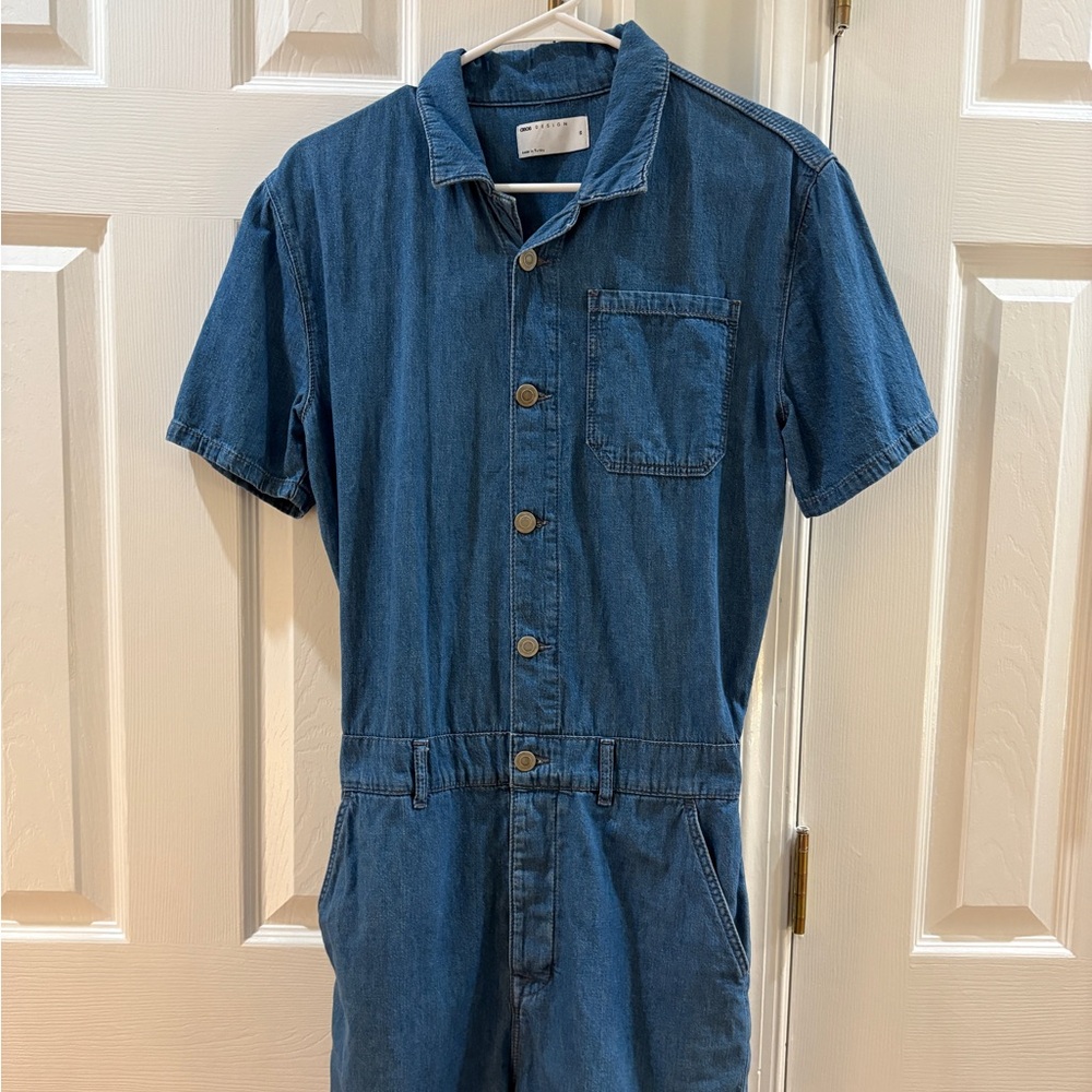 Men’s Asos design denim romper